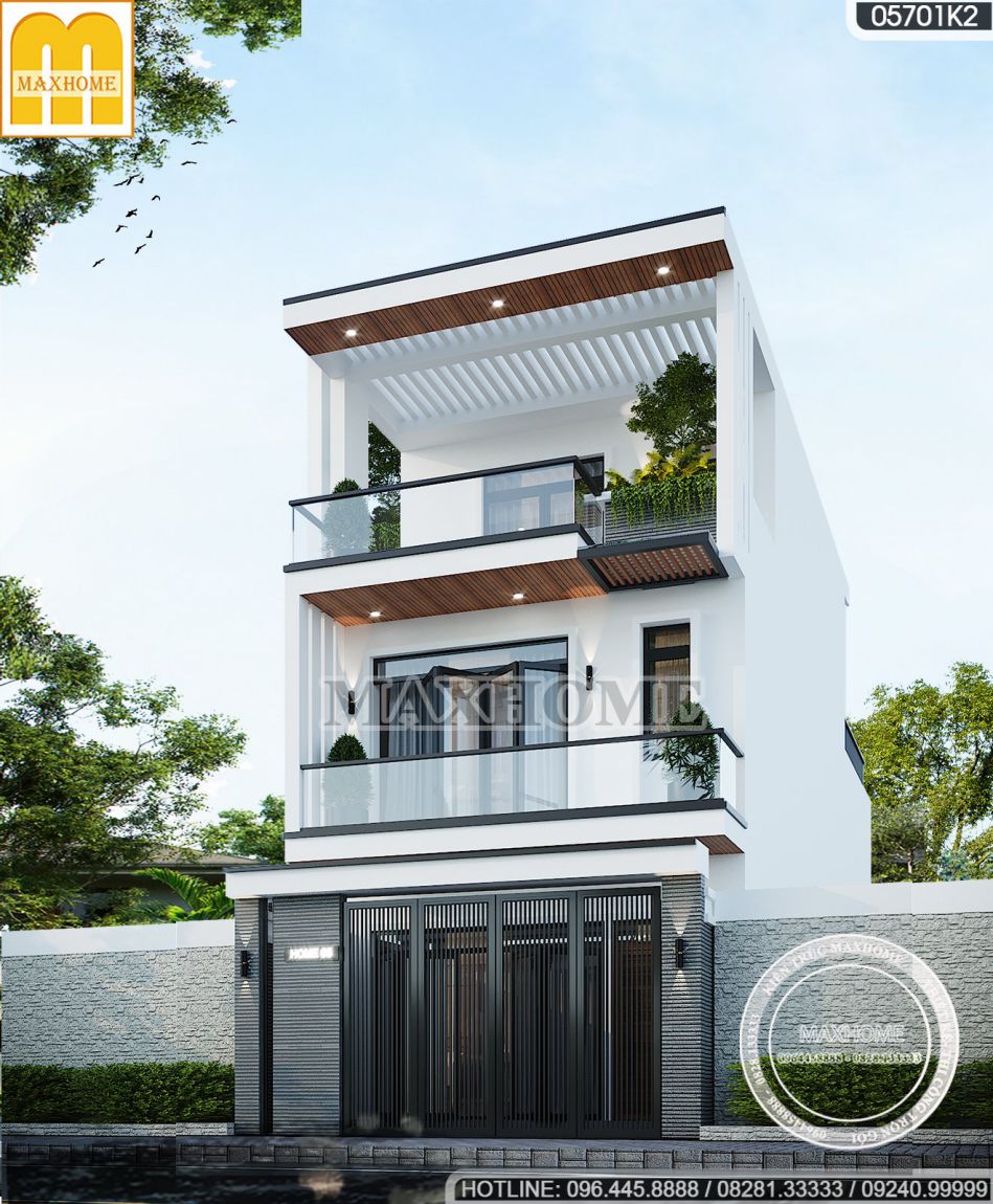 Nhà mái bằng siêu đẹp và cực hiện đại tại Ninh Bình | MH00837