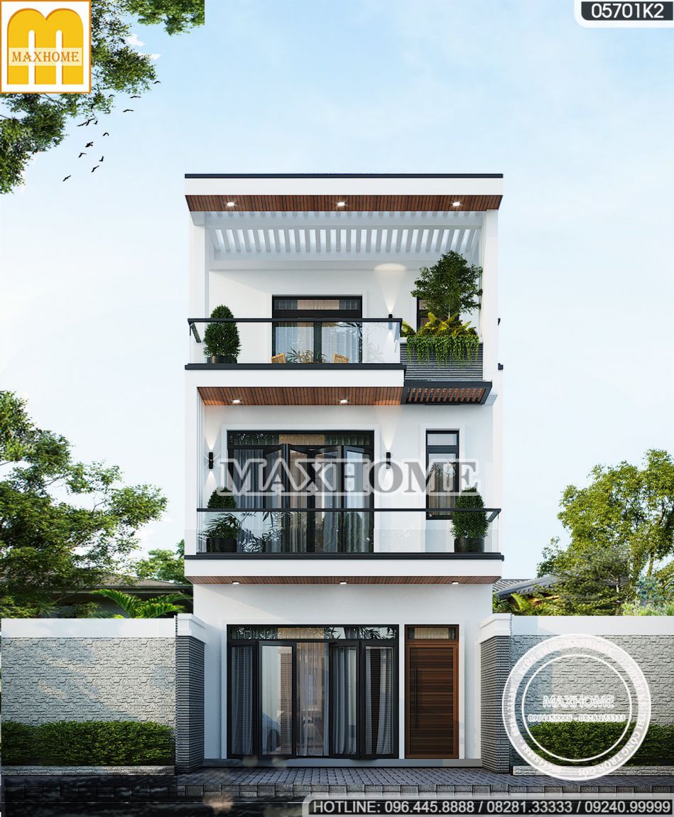 Nhà mái bằng siêu đẹp và cực hiện đại tại Ninh Bình | MH00837