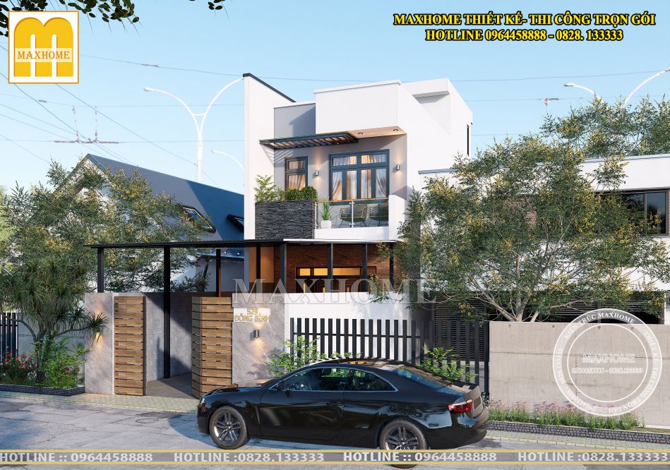 Siêu phẩm mẫu nhà mái bằng Hot nhất hiện nay | MH00878