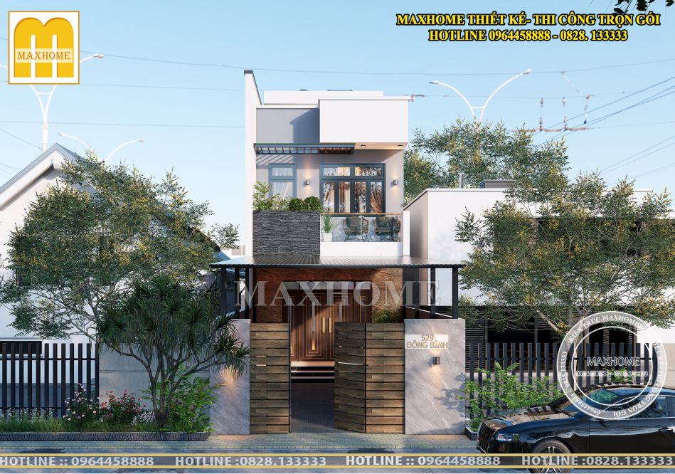 Siêu phẩm mẫu nhà mái bằng Hot nhất hiện nay | MH00878