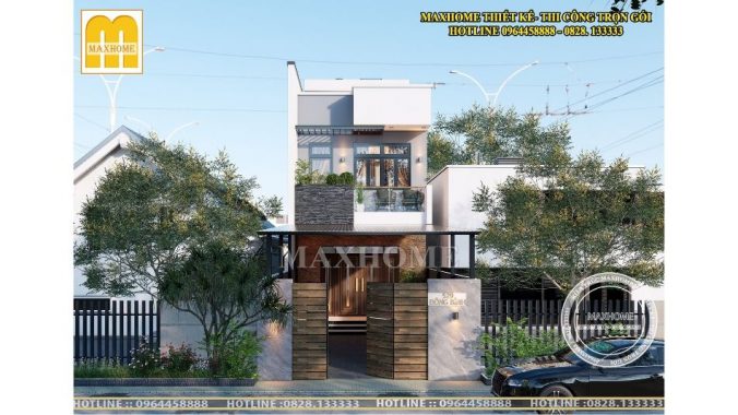 Siêu phẩm mẫu nhà mái bằng Hot nhất hiện nay | MH00878