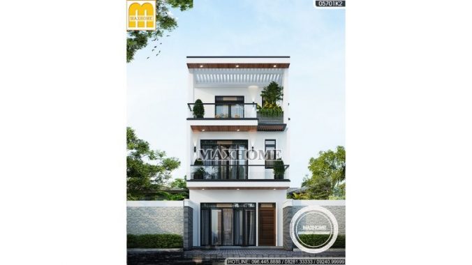 Nhà mái bằng siêu đẹp và cực hiện đại tại Ninh Bình | MH00837