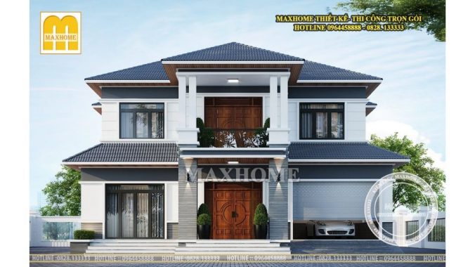 Mẫu nhà độc đáo mái Nhật quá rẻ ở Vĩnh Phúc | MH00408