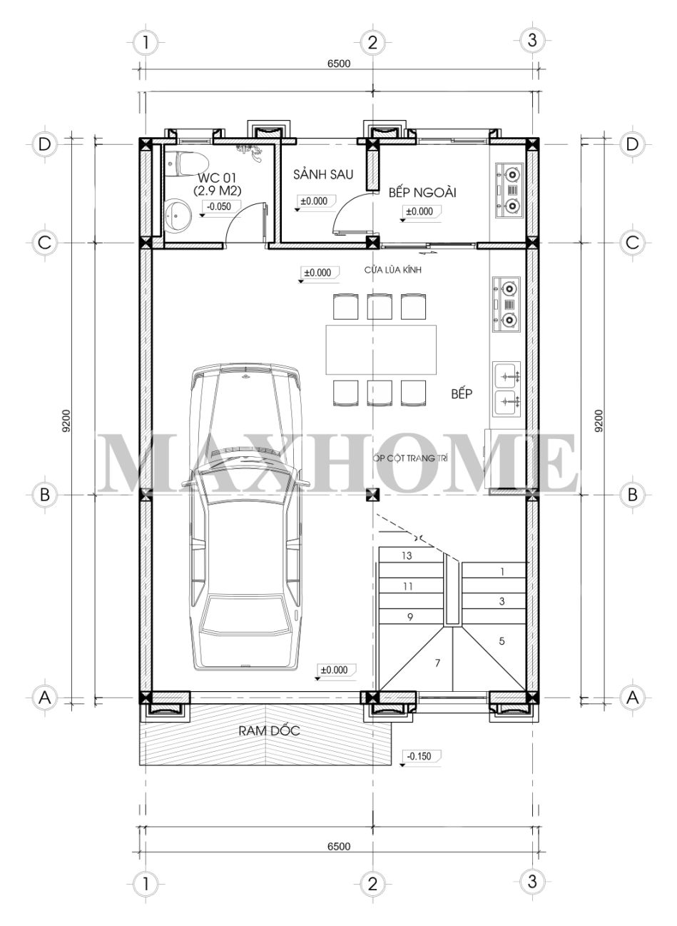 Mẫu nhà tầng hiện đại không thể bỏ qua trong năm 2022 | MH00410