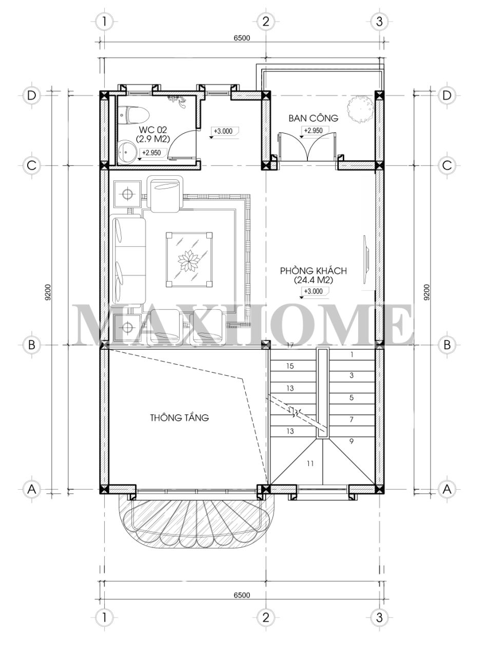 Mẫu nhà tầng hiện đại không thể bỏ qua trong năm 2022 | MH00410