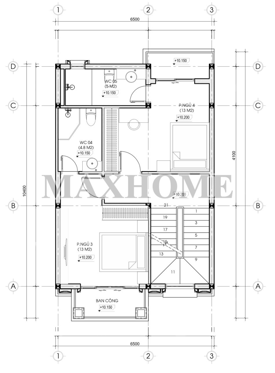 Mẫu nhà tầng hiện đại không thể bỏ qua trong năm 2022 | MH00410