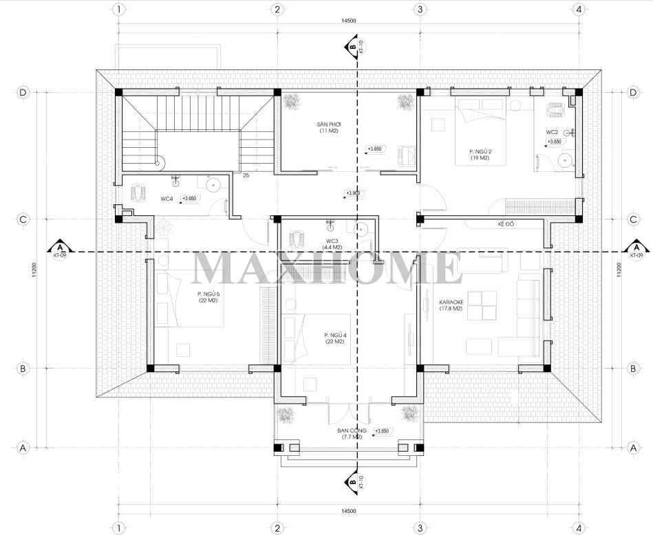 Mẫu nhà độc đáo mái Nhật quá rẻ ở Vĩnh Phúc | MH00408