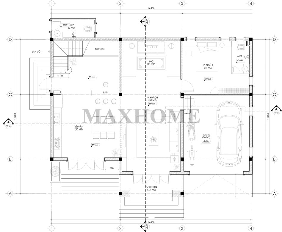Mẫu nhà độc đáo mái Nhật quá rẻ ở Vĩnh Phúc | MH00408
