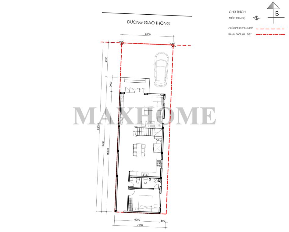 Mẫu nhà 2 tầng mái nhật do Maxhome thi công trọn gói | MH00434