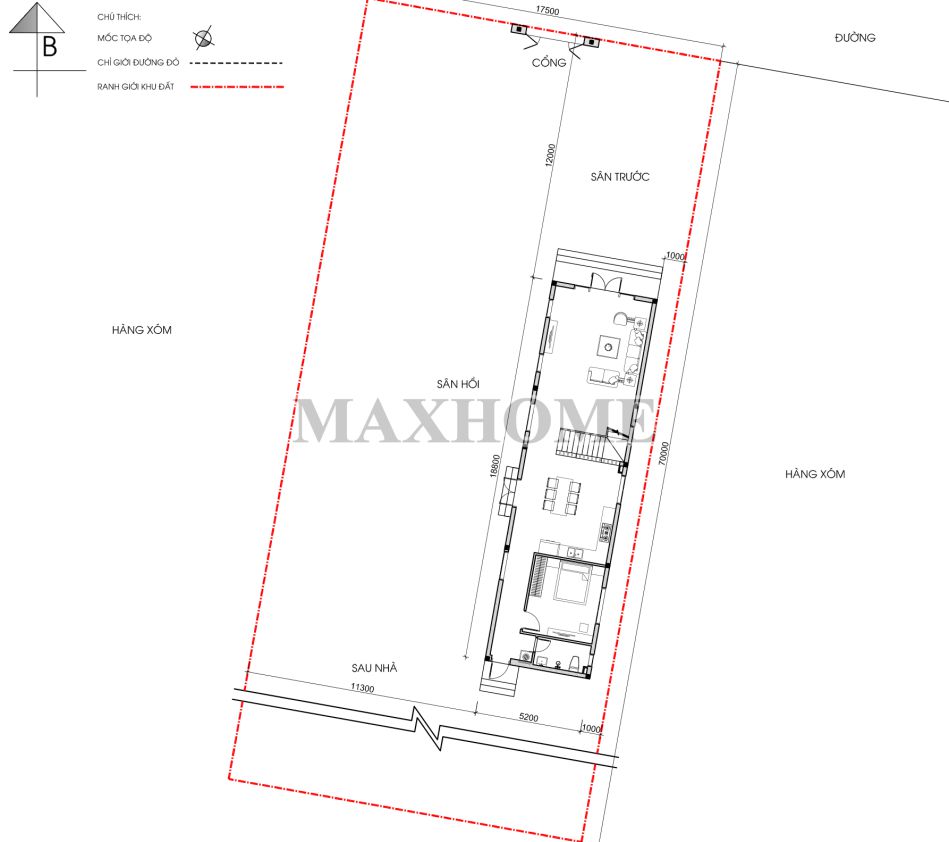Nhà mái bằng cực kỳ sang trọng và hiện đại | MH00537