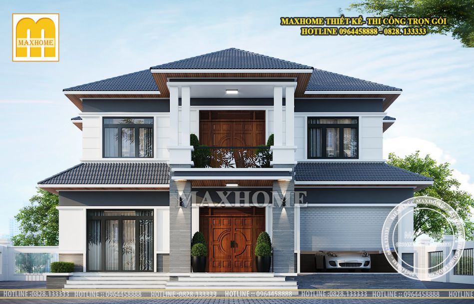 Mẫu nhà độc đáo mái Nhật quá rẻ ở Vĩnh Phúc | MH00408
