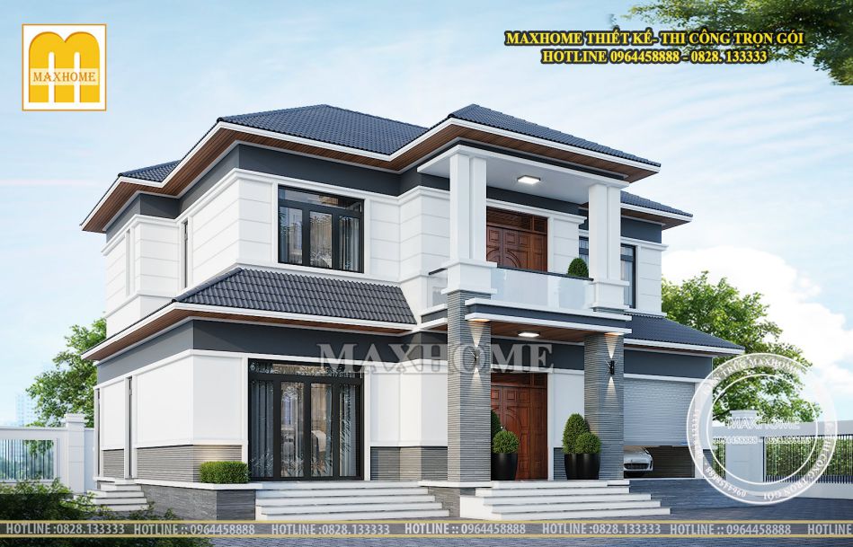 Mẫu nhà độc đáo mái Nhật quá rẻ ở Vĩnh Phúc | MH00408
