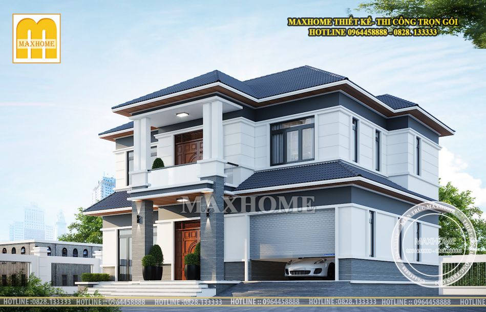 Mẫu nhà độc đáo mái Nhật quá rẻ ở Vĩnh Phúc | MH00408
