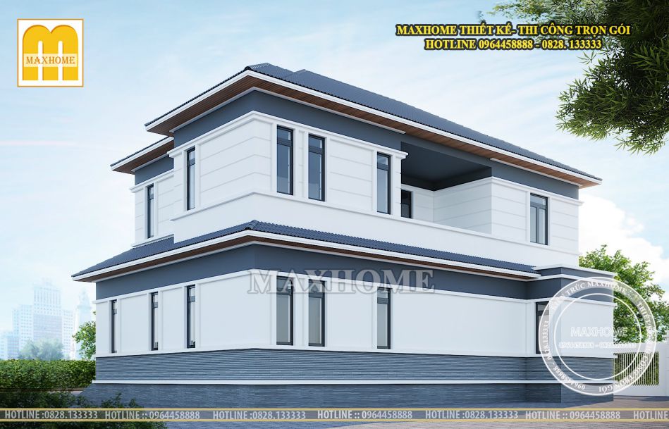 Mẫu nhà độc đáo mái Nhật quá rẻ ở Vĩnh Phúc | MH00408