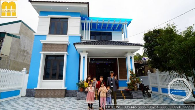 Trọn gói chỉ từ 1,4 tỷ mẫu nhà đẹp 2 tầng Mái Nhật ở Phú Thọ