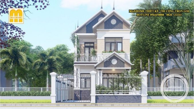 Mẫu nhà 2 tầng mái Thái do Maxhome thi công trọn gói | MH00434