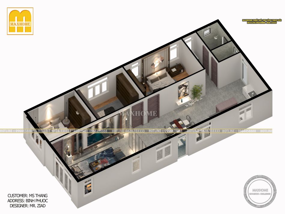 Biệt thự nhà vườn mang phong cách hiện đại | MH00221