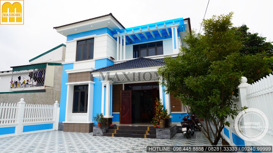Trọn gói chỉ từ 1,4 tỷ mẫu nhà đẹp 2 tầng Mái Nhật ở Phú Thọ