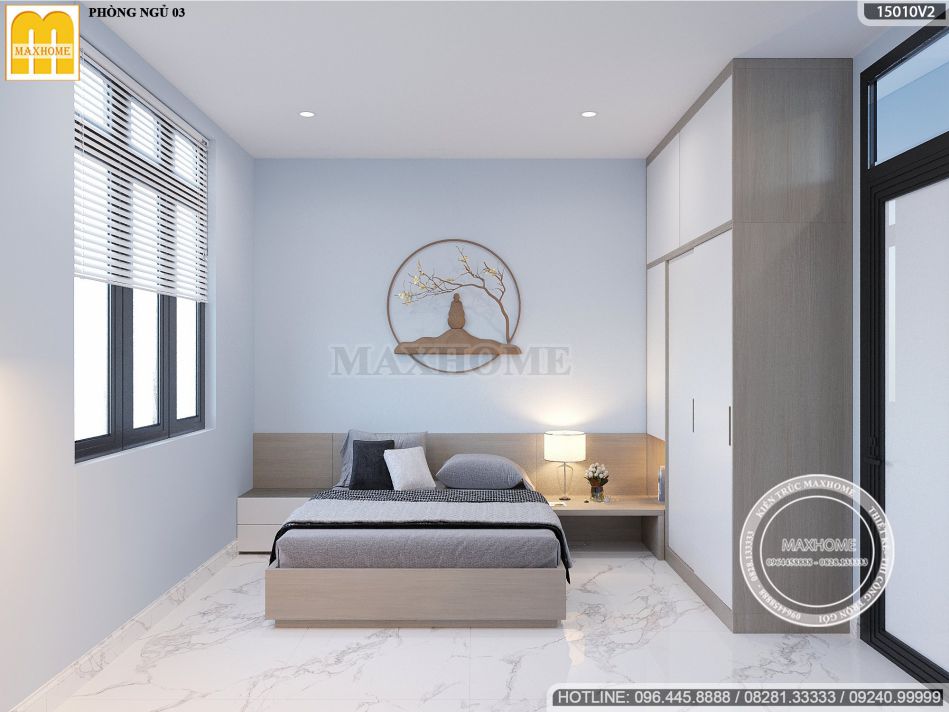 Nhà mái bằng cực kỳ sang trọng và hiện đại | MH00537