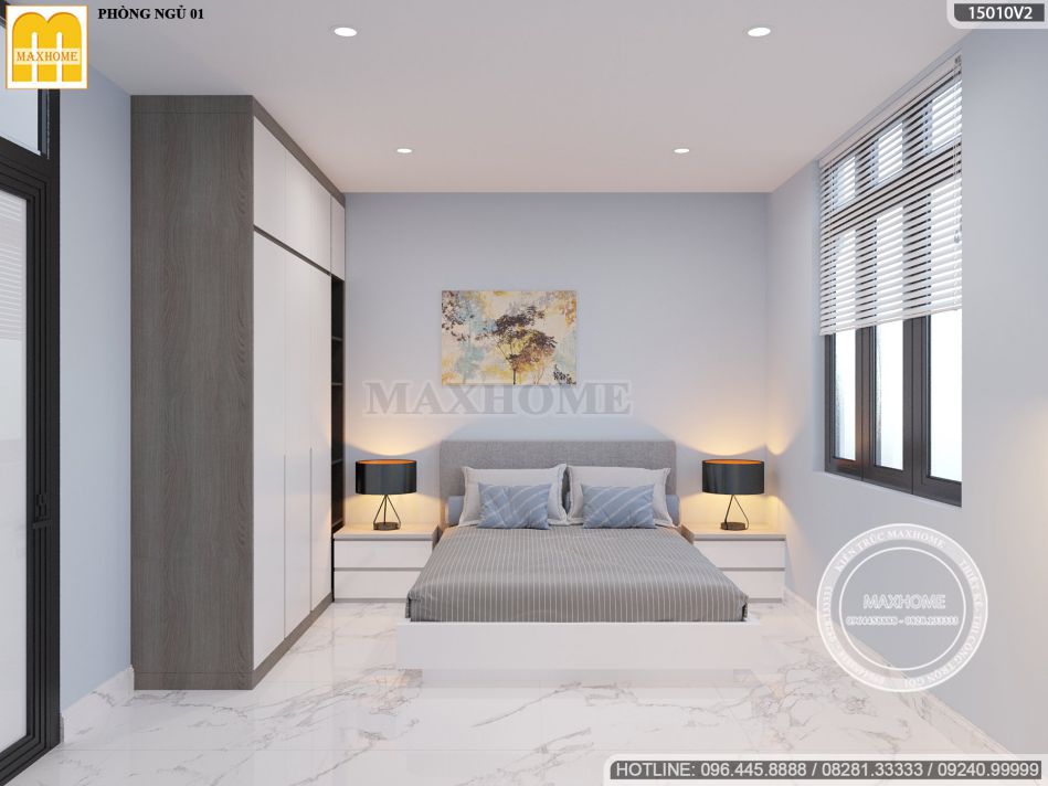 Nhà mái bằng cực kỳ sang trọng và hiện đại | MH00537