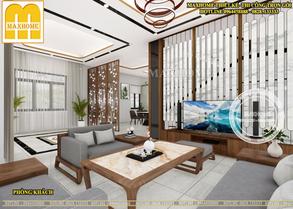 Mẫu nhà 2 tầng mái Nhật quá đẹp và tinh tế ở Trà Vinh | MH00432
