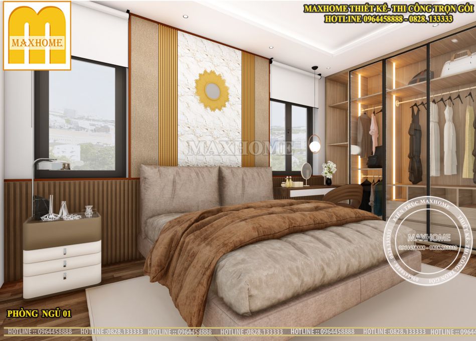 Mẫu nhà 2 tầng mái Nhật quá đẹp và tinh tế ở Trà Vinh | MH00432