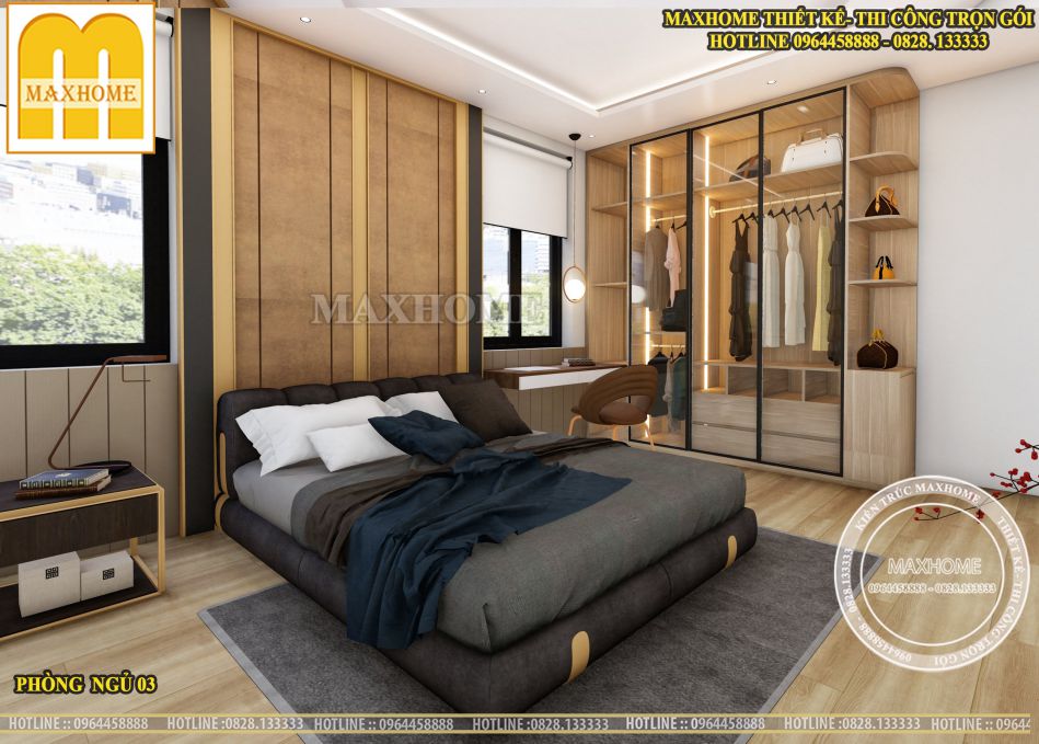 Mẫu nhà 2 tầng mái Nhật quá đẹp và tinh tế ở Trà Vinh | MH00432